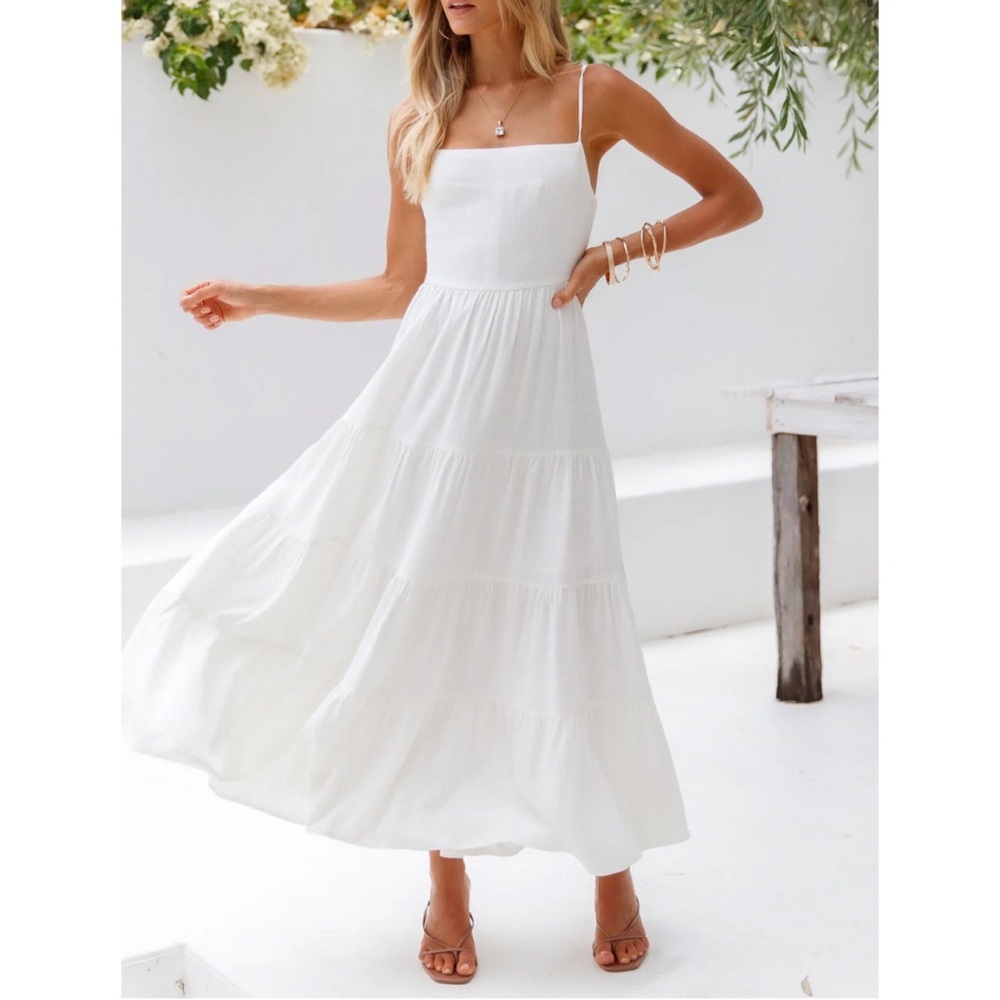 NWT Hello Molly White Sundress Size Small